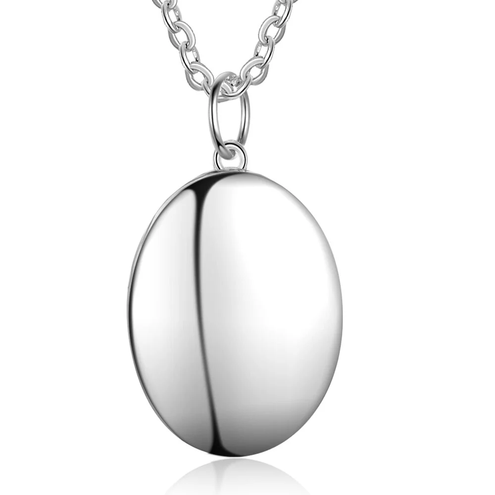 CAS101933 - 925 Sterling Silver Personalized Photo Locket Necklace - Image 6